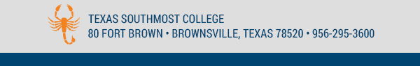 Texas Southmost College email header